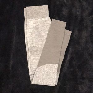 XXIV ACTIVE grey seamless leggings